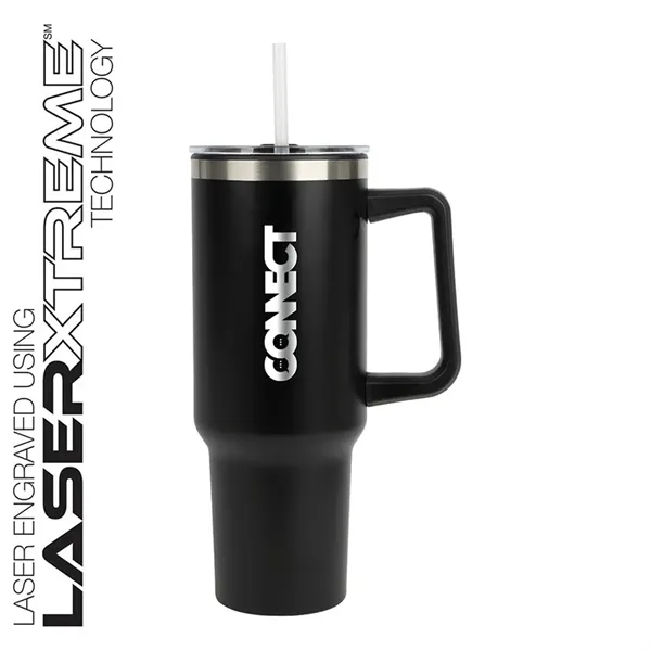 Izzy 40 oz. Steel/PP Travel Mug... from ASI 67866 Logomark/Valumark
