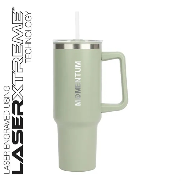Izzy 40 oz. Steel/PP Travel Mug... from ASI 67866 Logomark/Valumark