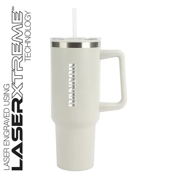 Izzy 40 oz. Steel/PP Travel Mug... from ASI 67866 Logomark/Valumark