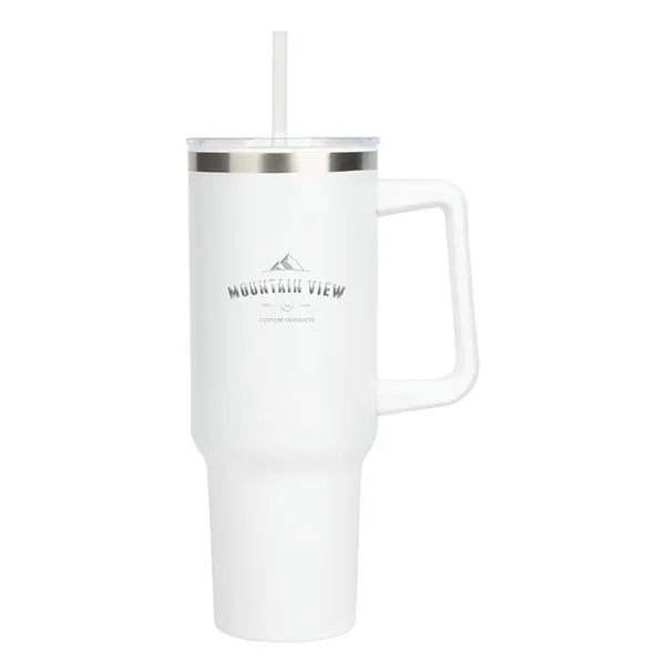 Izzy 40 oz. Steel/PP Travel Mug... from ASI 67866 Logomark/Valumark