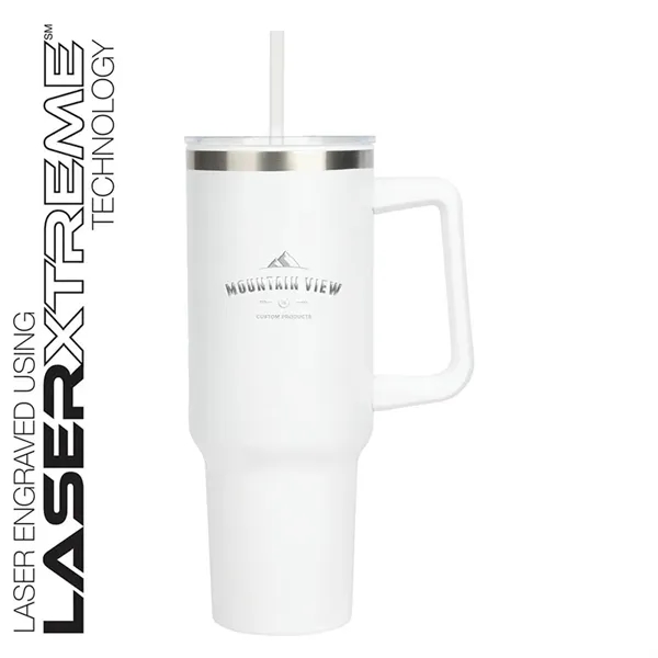 Izzy 40 oz. Steel/PP Travel Mug... from ASI 67866 Logomark/Valumark