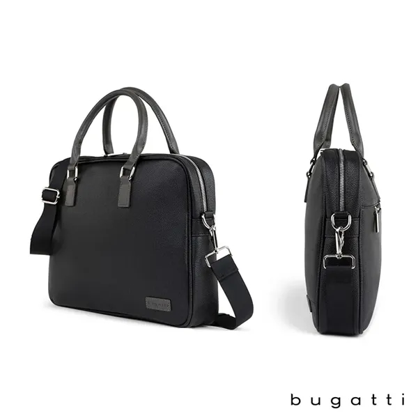 Bugatti Contrast Collection Briefcase... from ASI 67866 Logomark/Valumark