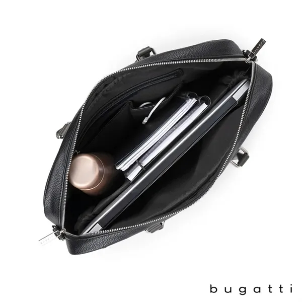 Bugatti Contrast Collection Briefcase... from ASI 67866 Logomark/Valumark