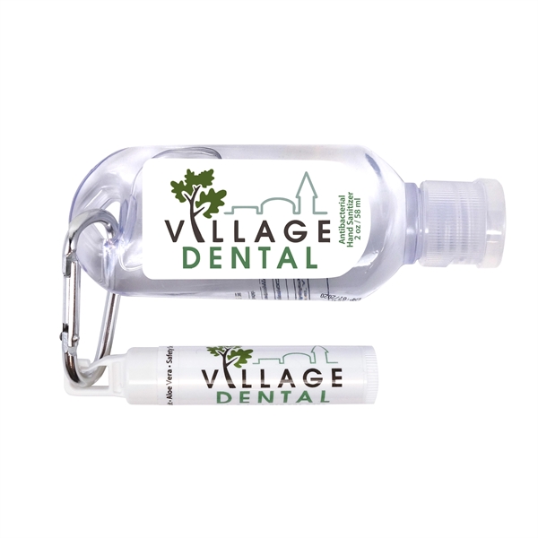 4.75" x 17.5" 2-ounce bottle of hand sanitizer and 2.125" x... from ASI 90807 Tekweld