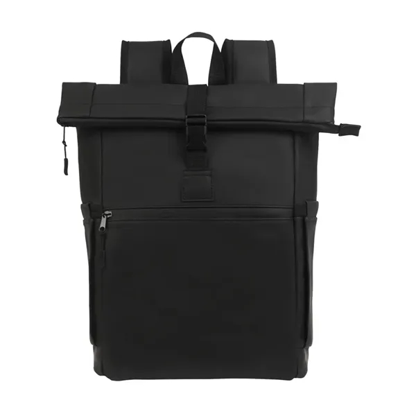 Casey PU Roll-Top Laptop Backpack... from ASI 67866 Logomark/Valumark