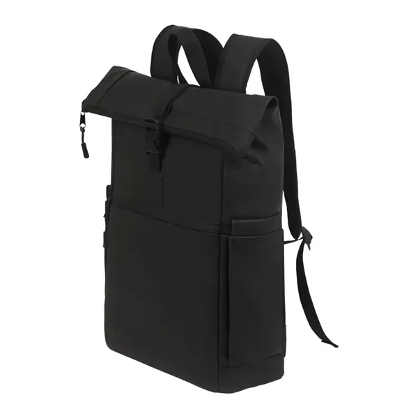 Casey PU Roll-Top Laptop Backpack... from ASI 67866 Logomark/Valumark