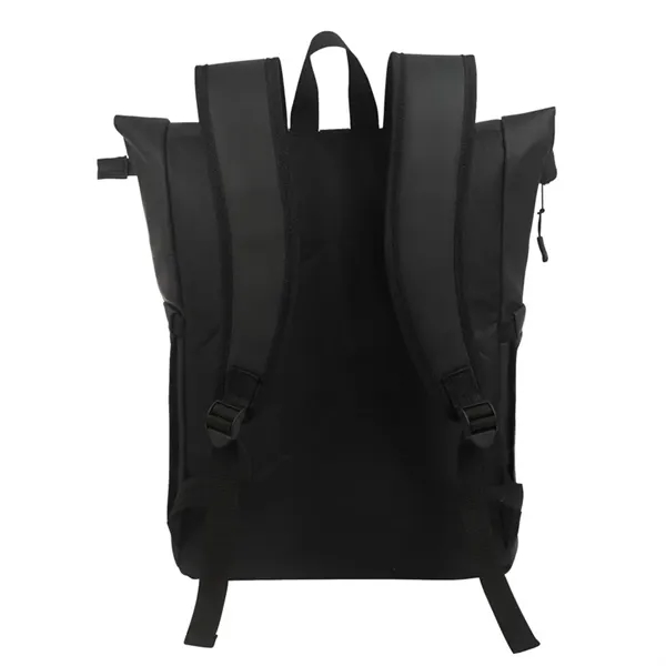 Casey PU Roll-Top Laptop Backpack... from ASI 67866 Logomark/Valumark