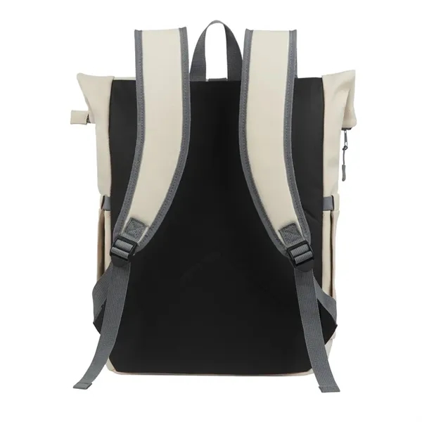 Casey PU Roll-Top Laptop Backpack... from ASI 67866 Logomark/Valumark