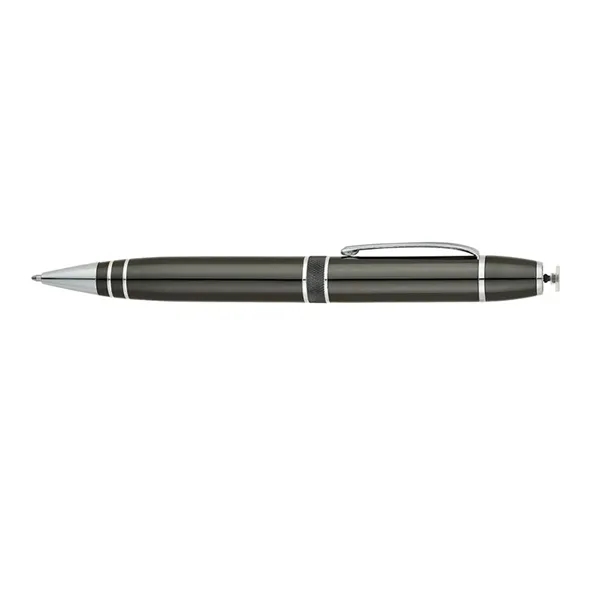 Aluminum twist-action ballpoint pen with retractable precision stylus.... from ASI 67866 Logomark/Valumark