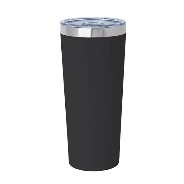 3.44" x 7.75" x 3.38" Biere double-wall stainless steel tumbler with... from ASI 67866 Logomark/Valumark