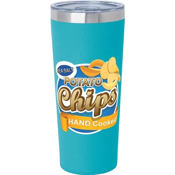 3.44" x 7.75" x 3.38" Biere double-wall stainless steel tumbler with... from ASI 67866 Logomark/Valumark