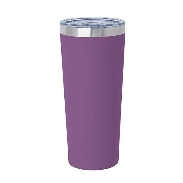 3.44" x 7.75" x 3.38" Biere double-wall stainless steel tumbler with... from ASI 67866 Logomark/Valumark