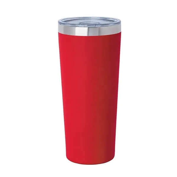 3.44" x 7.75" x 3.38" Biere double-wall stainless steel tumbler with... from ASI 67866 Logomark/Valumark