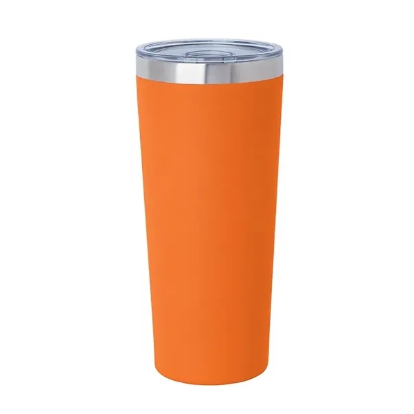3.44" x 7.75" x 3.38" Biere double-wall stainless steel tumbler with... from ASI 67866 Logomark/Valumark