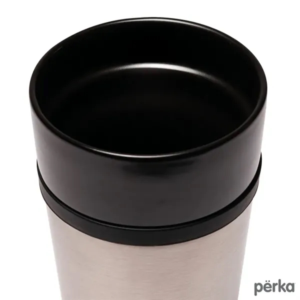 Perka® Linden 14 oz. Double Wall Ceramic Tumbler w/ Stain...... from ASI 67866 Logomark/Valumark