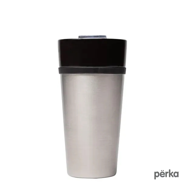 Perka® Linden 14 oz. Double Wall Ceramic Tumbler w/ Stain...... from ASI 67866 Logomark/Valumark