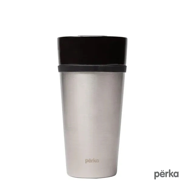 Perka® Linden 14 oz. Double Wall Ceramic Tumbler w/ Stain...... from ASI 67866 Logomark/Valumark