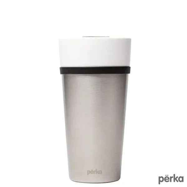 Perka® Linden 14 oz. Double Wall Ceramic Tumbler w/ Stain...... from ASI 67866 Logomark/Valumark