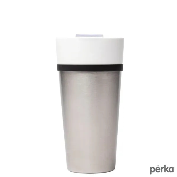 Perka® Linden 14 oz. Double Wall Ceramic Tumbler w/ Stain...... from ASI 67866 Logomark/Valumark
