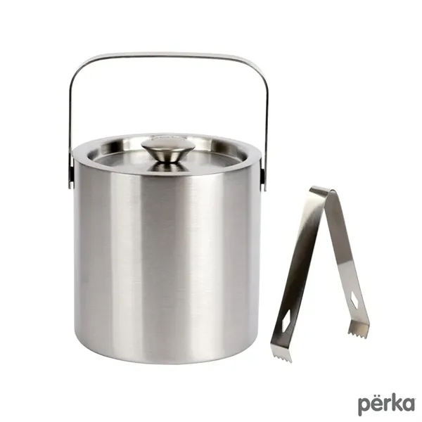 Perka® Quinton 1.3L Double Wall, Stainless Steel Ice Bucket... from ASI 67866 Logomark/Valumark
