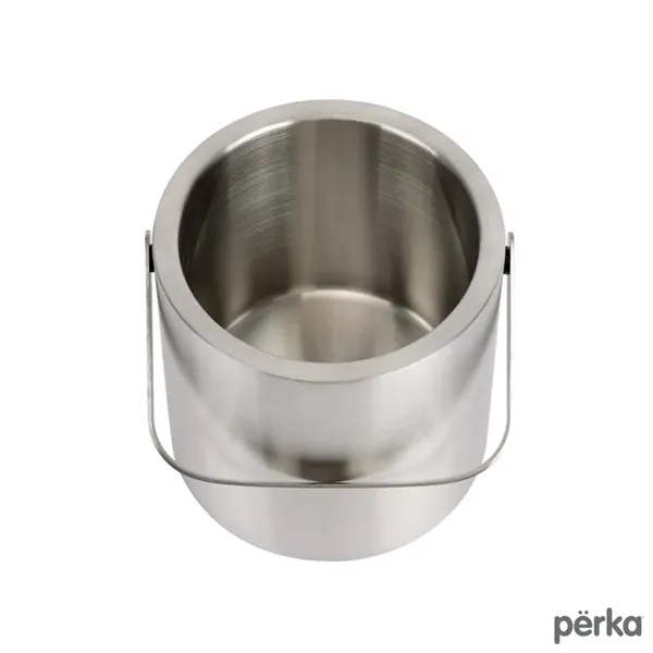 Perka® Quinton 1.3L Double Wall, Stainless Steel Ice Bucket... from ASI 67866 Logomark/Valumark