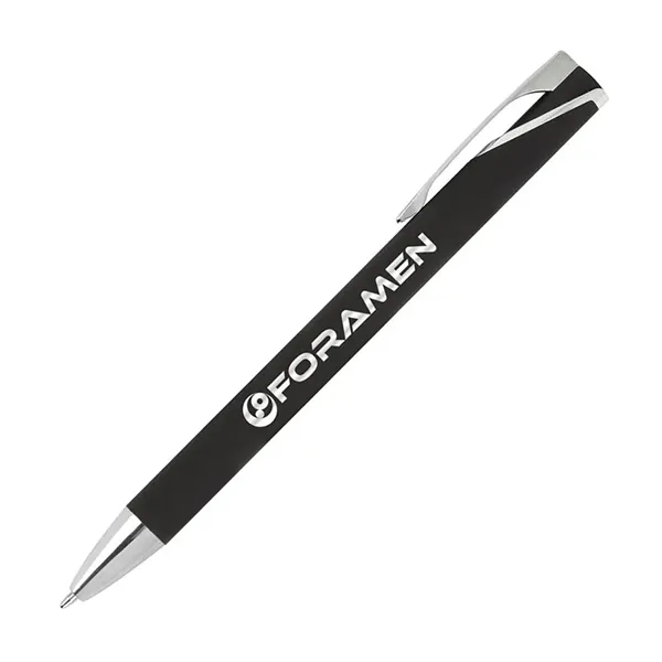 Paradigm Aluminum Soft-Touch Ballpoint Pen... from ASI 67866 Logomark/Valumark
