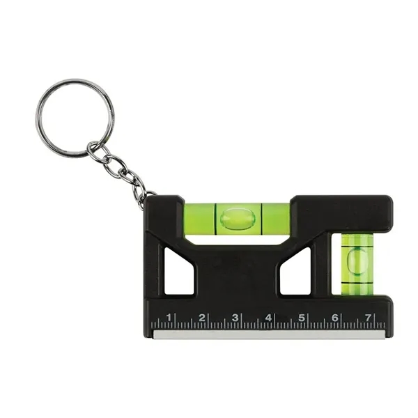 Hank 3" Level / Ruler Keyring... from ASI 67866 Logomark/Valumark