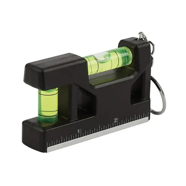 Hank 3" Level / Ruler Keyring... from ASI 67866 Logomark/Valumark