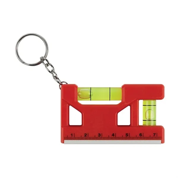 Hank 3" Level / Ruler Keyring... from ASI 67866 Logomark/Valumark