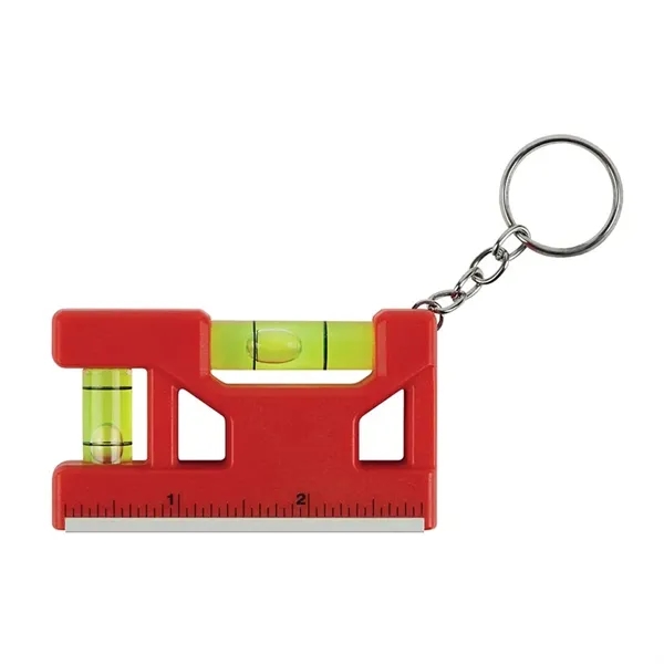 Hank 3" Level / Ruler Keyring... from ASI 67866 Logomark/Valumark