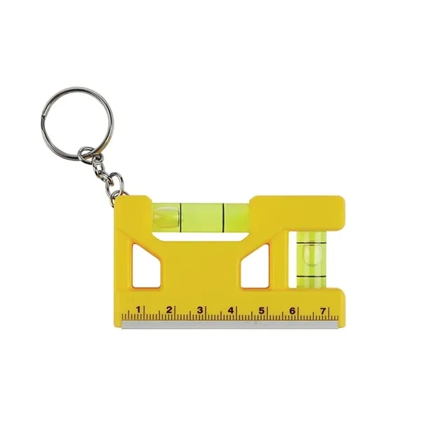 Hank 3" Level / Ruler Keyring... from ASI 67866 Logomark/Valumark