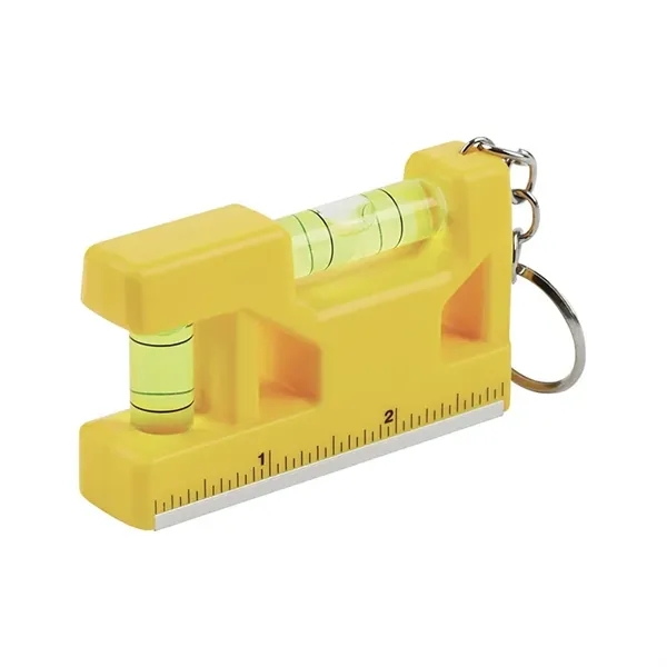 Hank 3" Level / Ruler Keyring... from ASI 67866 Logomark/Valumark