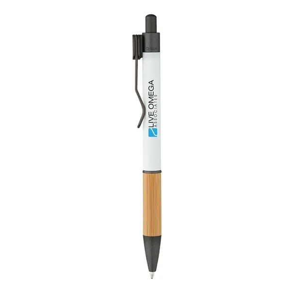 Manoa Ballpoint Pen w/Bamboo Grip... from ASI 67866 Logomark/Valumark