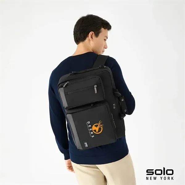 4" x 12" x 16.5" hybrid briefcase with laptop 15.6" laptop... from ASI 67866 Logomark/Valumark