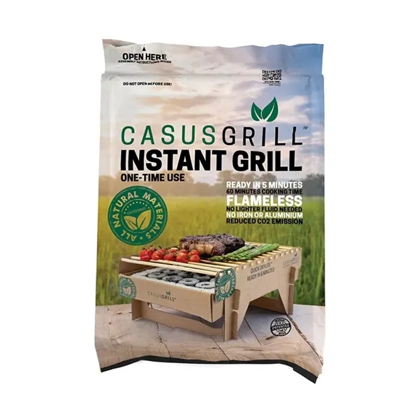 Raleigh CasusGrill™ Biodegradable BBQ Grill w/Recycled Co...... from ASI 67866 Logomark/Valumark