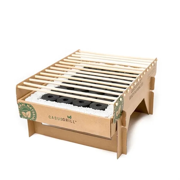Raleigh CasusGrill™ Biodegradable BBQ Grill w/Recycled Co...... from ASI 67866 Logomark/Valumark
