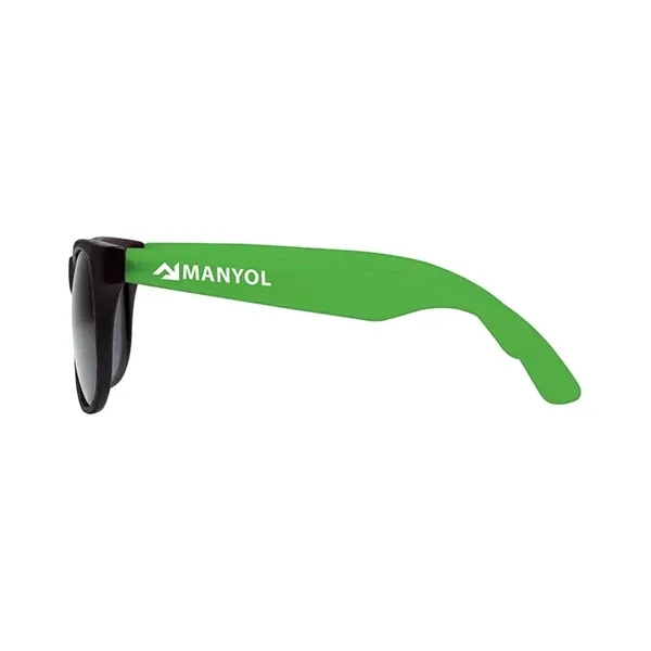 1.75" x 1.94" x 5.5" two-tone polypropylene sunglasses with matte finish... from ASI 67866 Logomark/Valumark / Valumark™