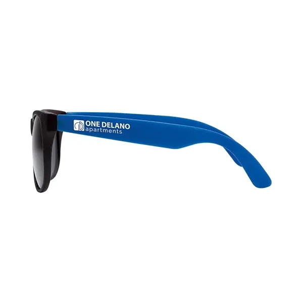 1.75" x 1.94" x 5.5" two-tone polypropylene sunglasses with matte finish... from ASI 67866 Logomark/Valumark / Valumark™
