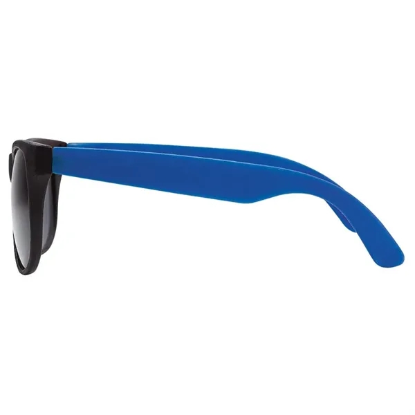 1.75" x 1.94" x 5.5" two-tone polypropylene sunglasses with matte finish... from ASI 67866 Logomark/Valumark / Valumark™