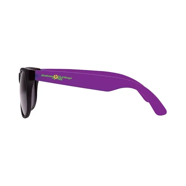 1.75" x 1.94" x 5.5" two-tone polypropylene sunglasses with matte finish... from ASI 67866 Logomark/Valumark / Valumark™