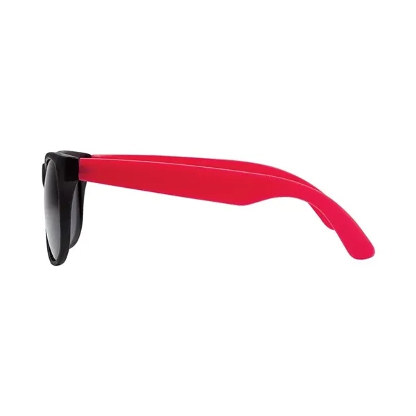 1.75" x 1.94" x 5.5" two-tone polypropylene sunglasses with matte finish... from ASI 67866 Logomark/Valumark / Valumark™