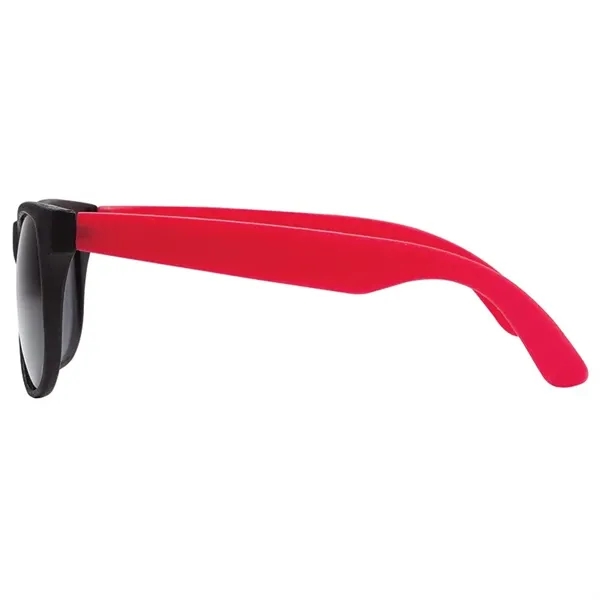 1.75" x 1.94" x 5.5" two-tone polypropylene sunglasses with matte finish... from ASI 67866 Logomark/Valumark / Valumark™