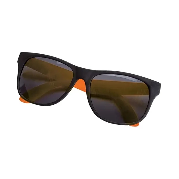 1.75" x 1.94" x 5.5" two-tone polypropylene sunglasses with matte finish... from ASI 67866 Logomark/Valumark / Valumark™