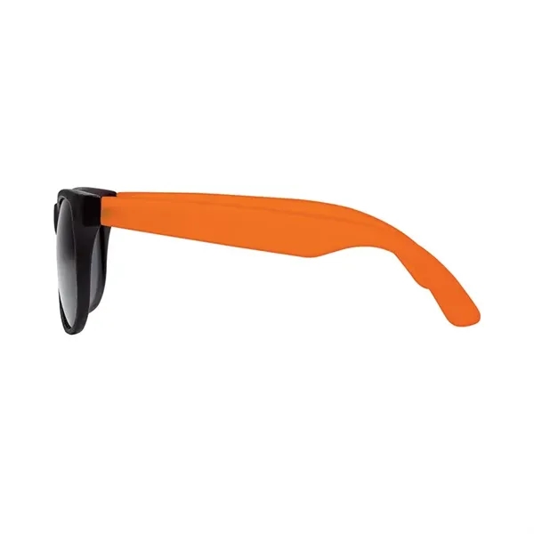 1.75" x 1.94" x 5.5" two-tone polypropylene sunglasses with matte finish... from ASI 67866 Logomark/Valumark / Valumark™