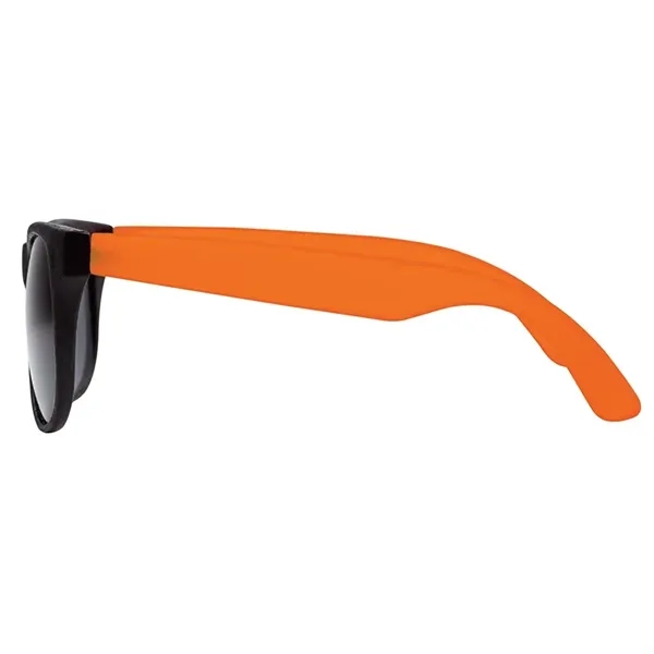 1.75" x 1.94" x 5.5" two-tone polypropylene sunglasses with matte finish... from ASI 67866 Logomark/Valumark / Valumark™