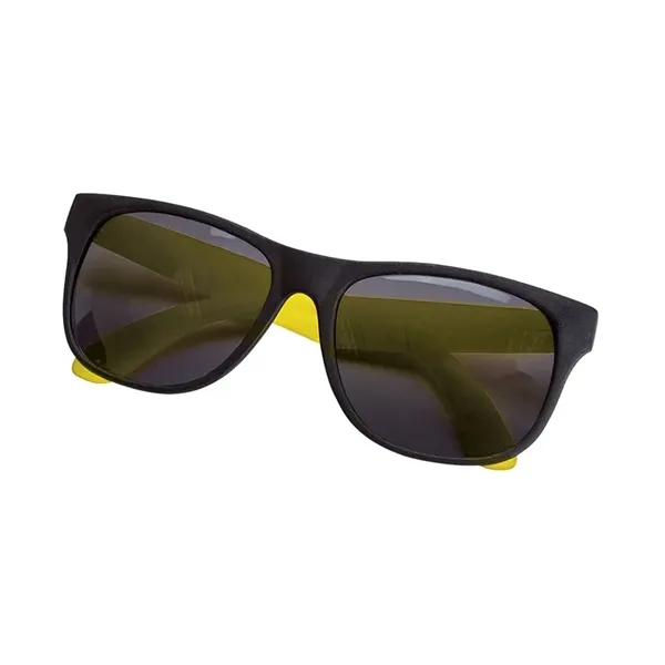 1.75" x 1.94" x 5.5" two-tone polypropylene sunglasses with matte finish... from ASI 67866 Logomark/Valumark / Valumark™