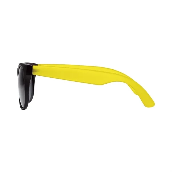 1.75" x 1.94" x 5.5" two-tone polypropylene sunglasses with matte finish... from ASI 67866 Logomark/Valumark / Valumark™