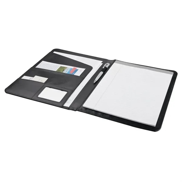 0.75" x 13" x 9.62" 30-page replaceable writing pad in leatherette... from ASI 67866 Logomark/Valumark