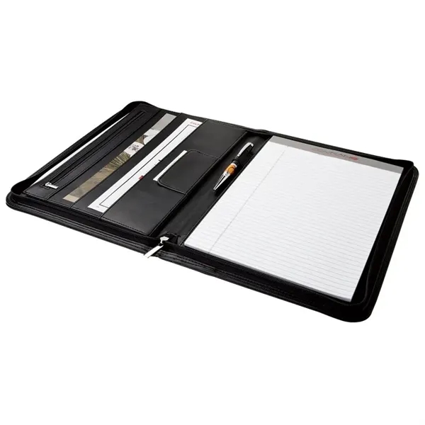 1" x 13.5" x 10.12" 40-page writing pad in leather pad... from ASI 67866 Logomark/Valumark