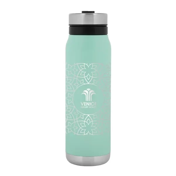 Glisky 20 oz. Double Wall Vacuum Insulated Water Bottle... from ASI 67866 Logomark/Valumark